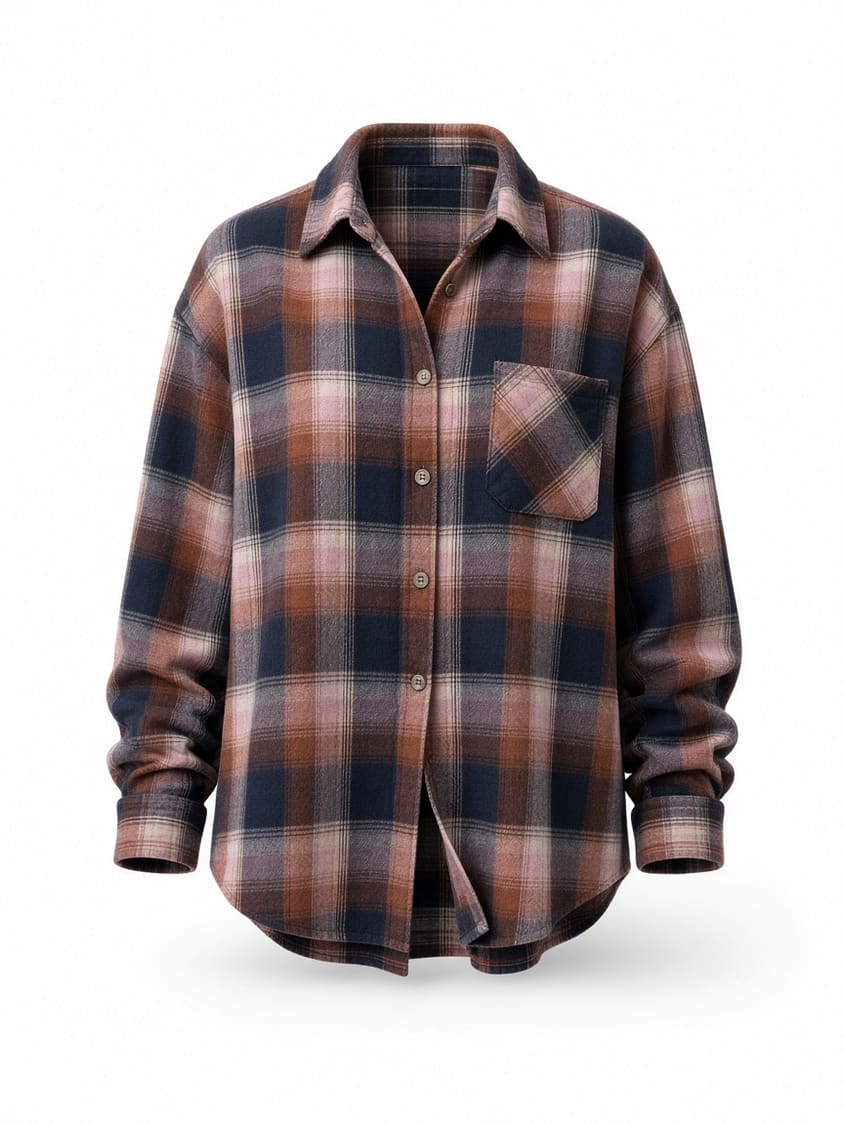 Oversized Flannel Shirt